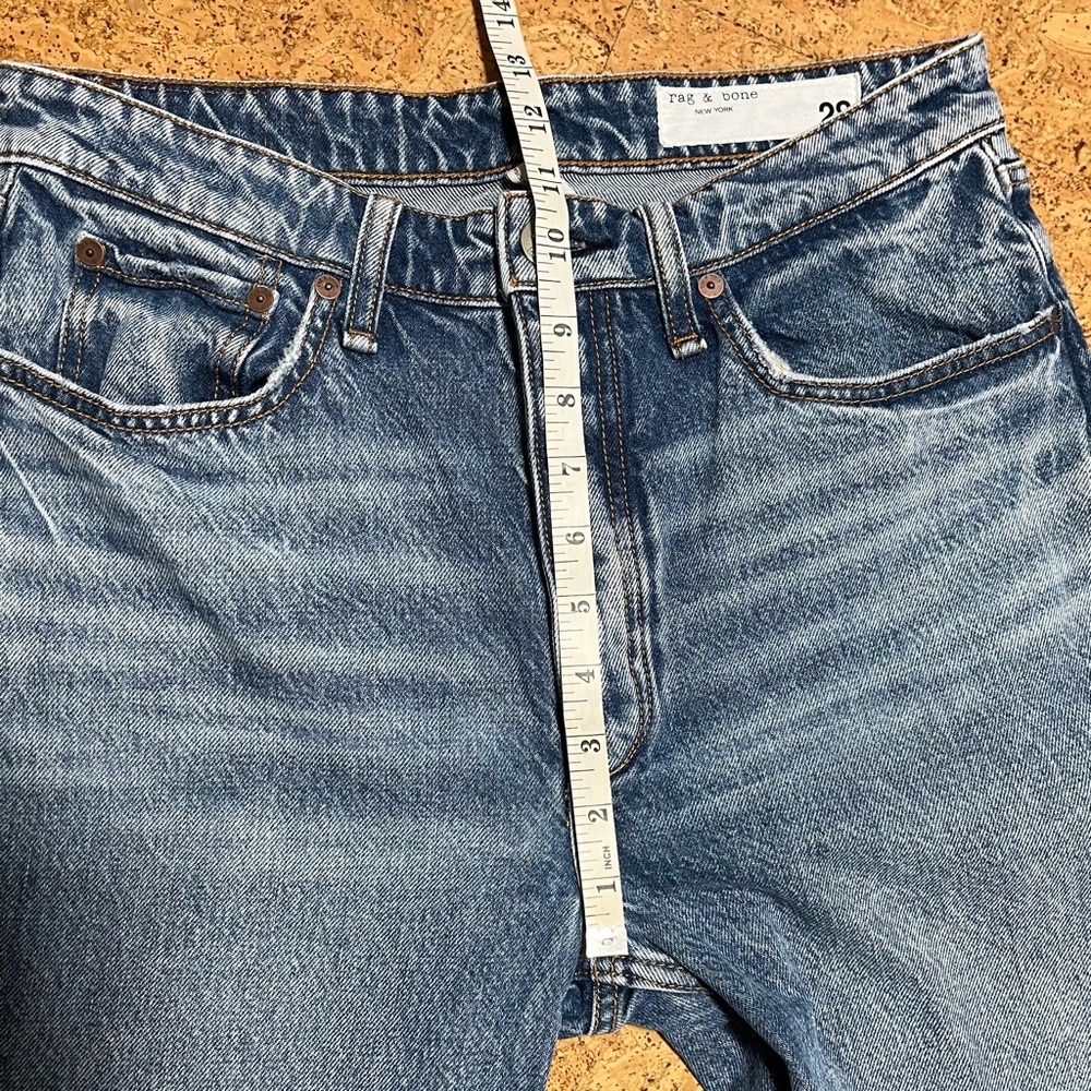 Rag & Bone Wm’s Nina High-Rise Ankle Cigarette Jean In Norwalk Wash Sz 28 - Picture 14 of 16